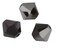 100pcs Authentic Preciosa 4mm (0.16 Inch) Small Faceted Bicone Crystal Loose Beads Jet Hematite Black Compatible with Swarovski 5301/5328 for DIY Jewelry Making Pre-B431